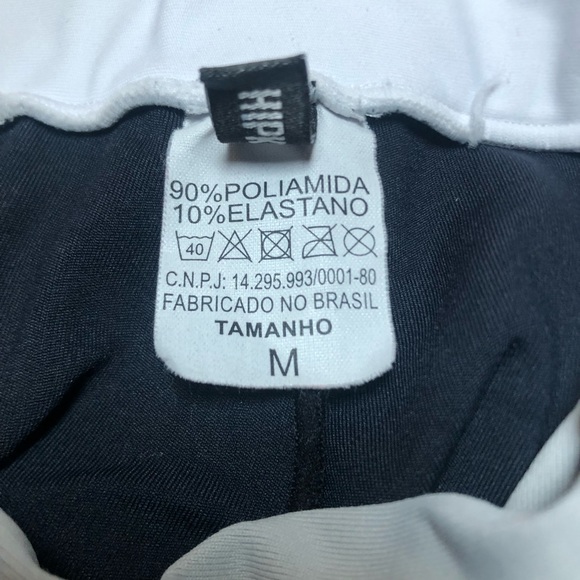 Hipkini Brazilian Brand Leggings White Pink Size M - Picture 6 of 7